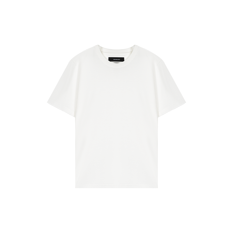 White Custom Woven Base T-shirt