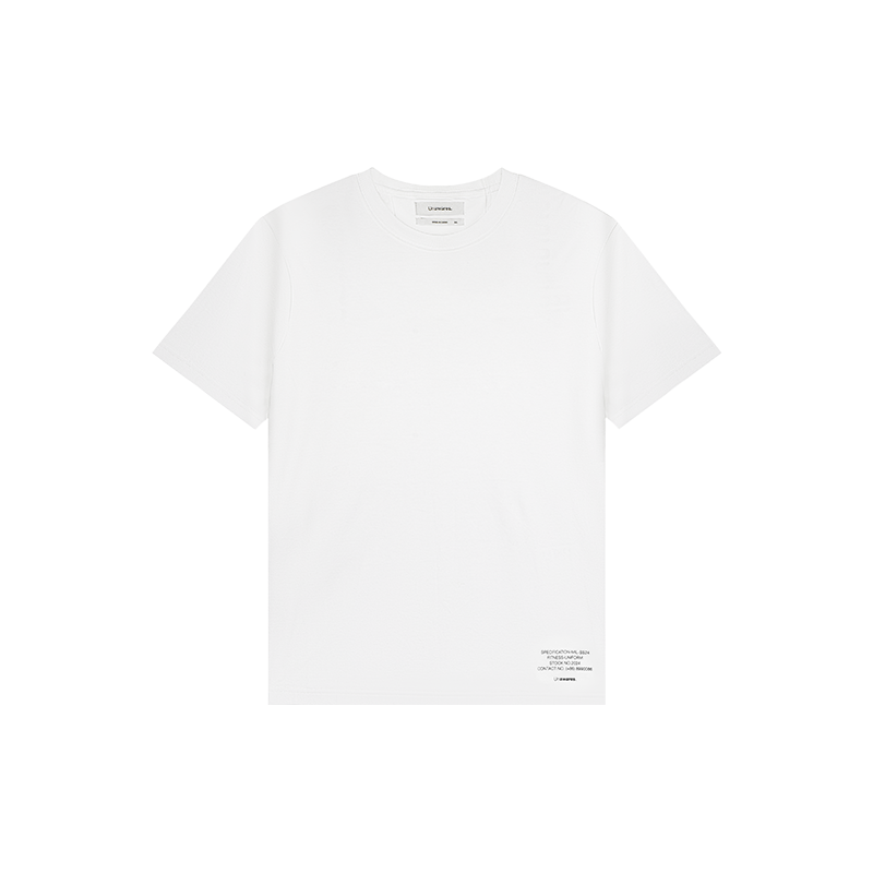 White Brand Letter Printed Limited Edition T-shirt