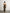 Brown Ribbed Fabric Pleated Suspender Dress