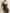 Brown Ribbed Fabric Pleated Suspender Dress