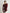 Merlot Red Sheer Asymmetric Pleated Long Sleeve Top
