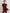 Merlot Red Tencel Wool Pleated T-Shirt