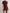 Merlot Red Slim Fit Pleated Yoga Skirt