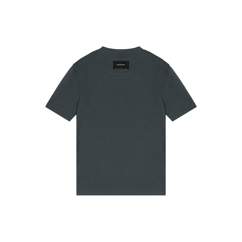 Grey Double-Sided Basic Style T-shirt