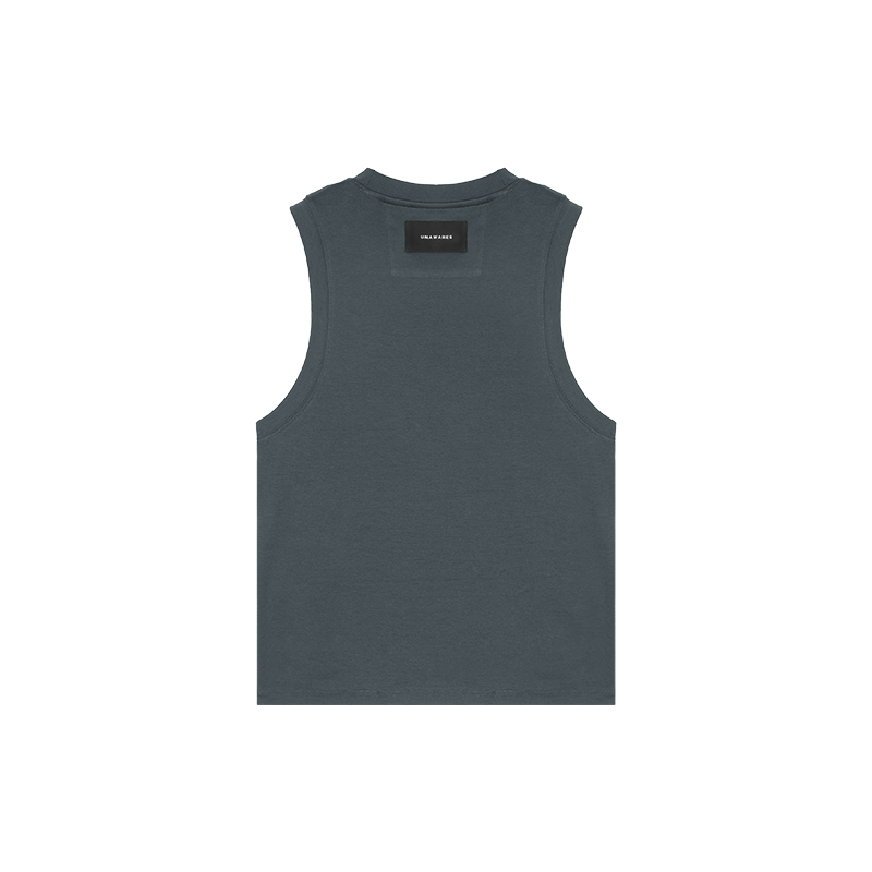 Grey Double-Sided Sleeveless Vest