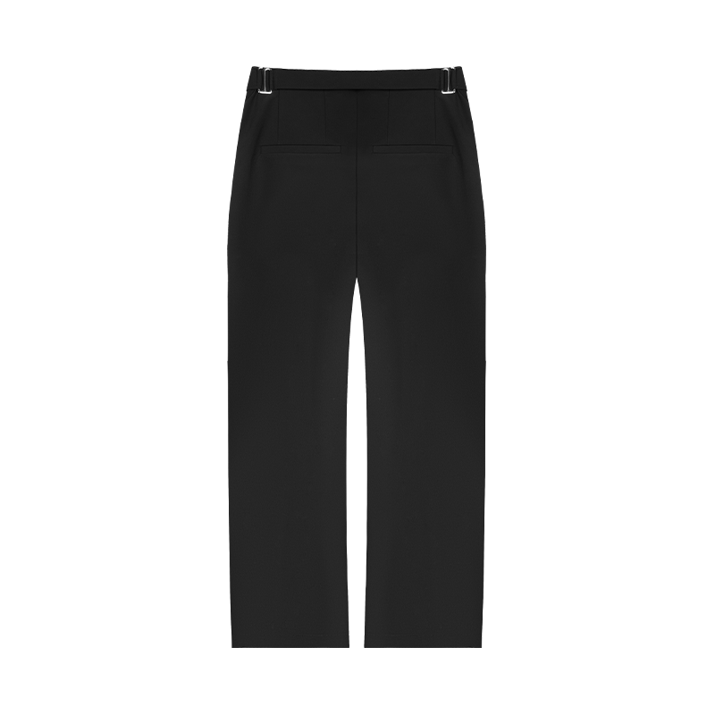 Black Velcro Belt Quick-Drying Cargo Pants