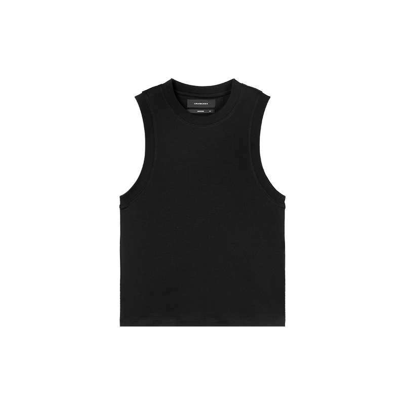 Black Double-Sided Sleeveless Vest