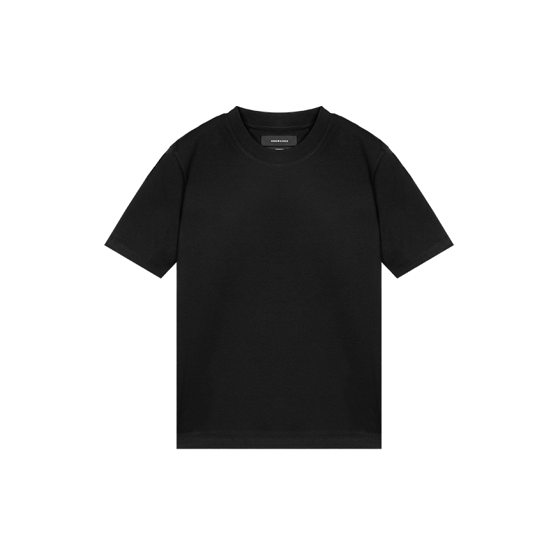 Black Double-Sided Basic Style T-shirt