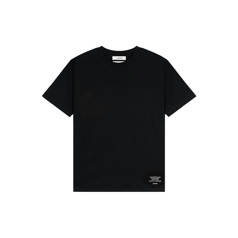 Black Brand Letter Printed Limited Edition T-shirt