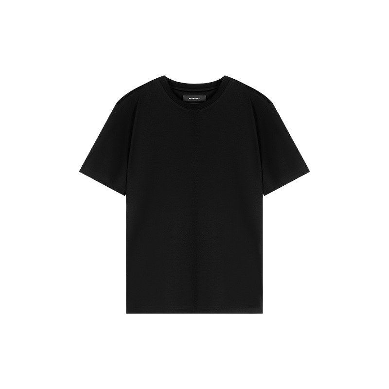 Black Custom Woven Base T-shirt