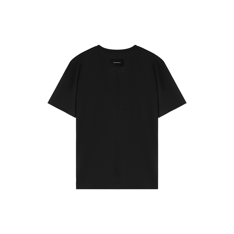 Black Custom Woven Base T-shirt