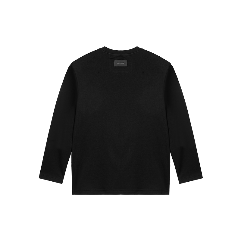 Black Loose Long Sleeve T-shirt