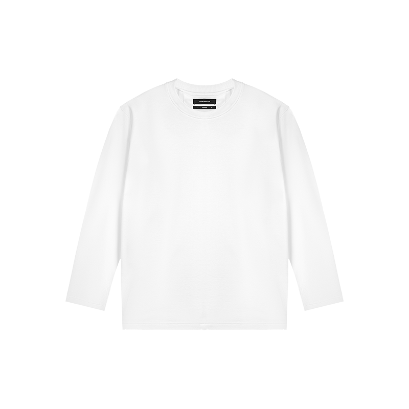 White Loose Long Sleeve T-shirt