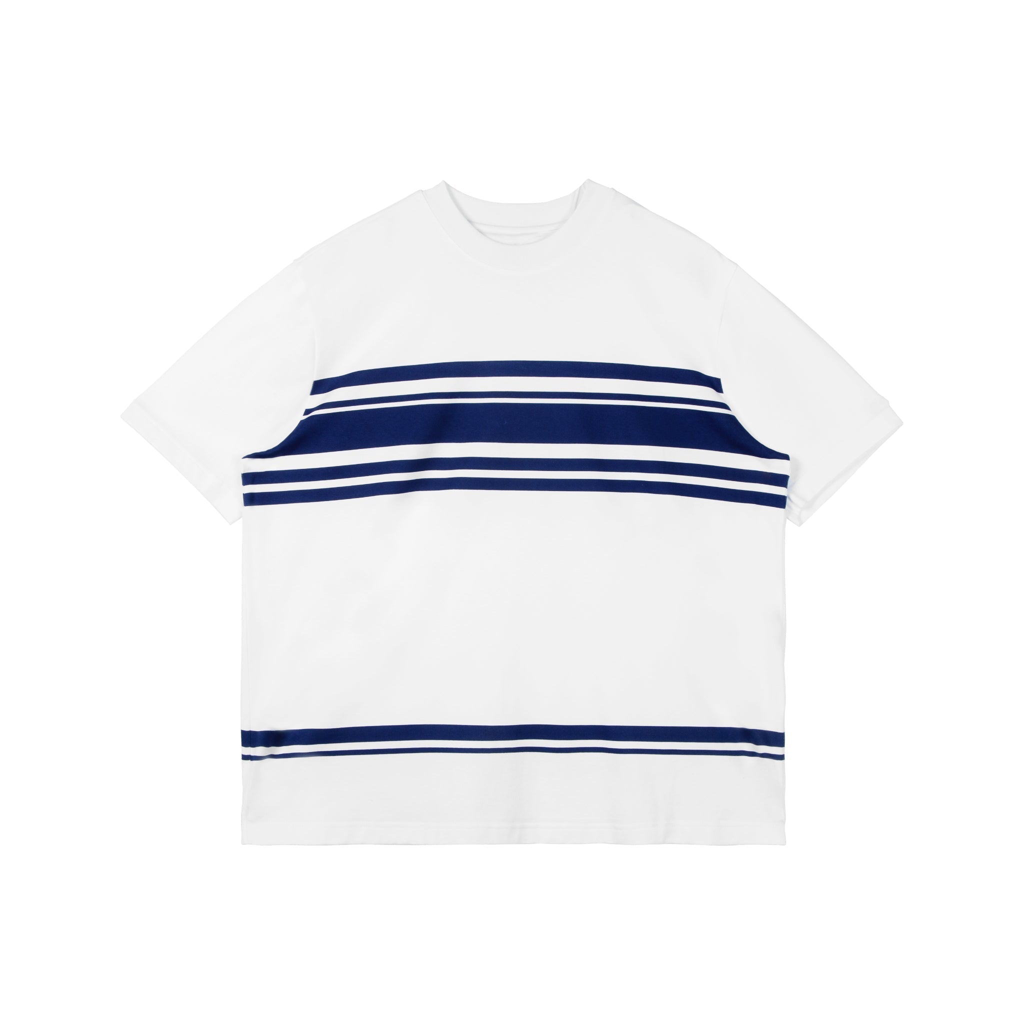 UNAWARES Customized Stripe Loose Fit T-shirt | MADA IN CHINA