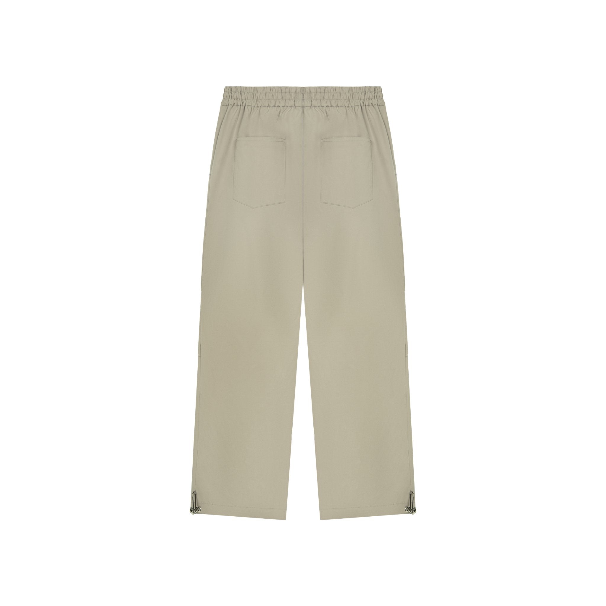 UNAWARES Khaki Waist Drawstring Adjustable Paratrooper Pants | MADA IN CHINA