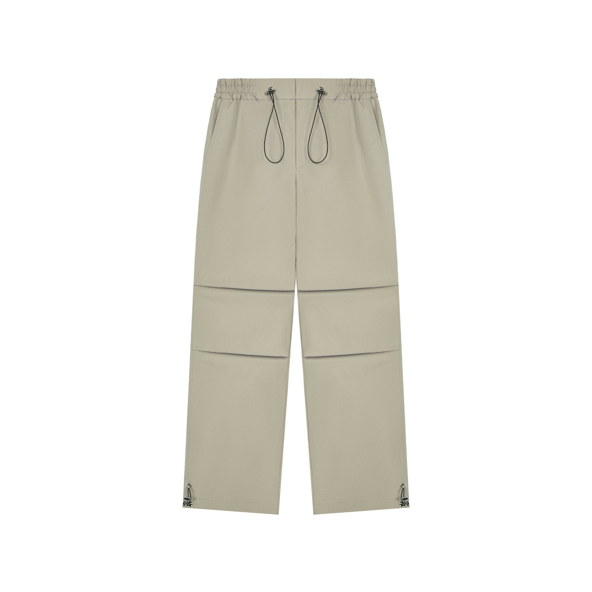 UNAWARES Khaki Waist Drawstring Adjustable Paratrooper Pants | MADA IN CHINA