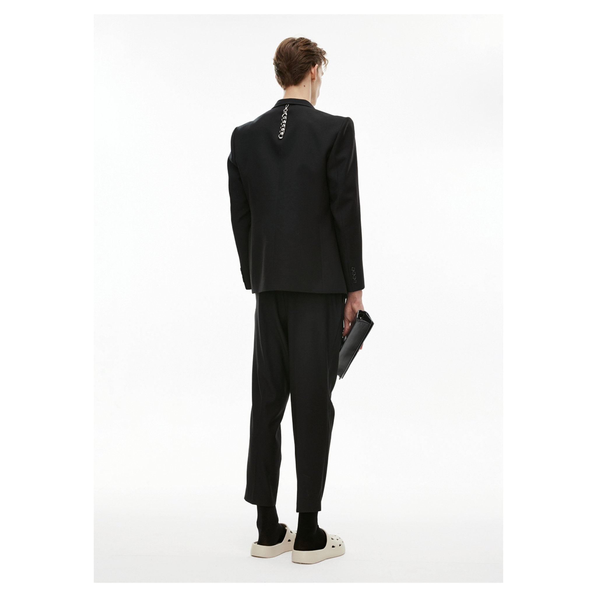 Unawares Metal Credit Card Single Breasted Suit Black | MADA IN CHINA