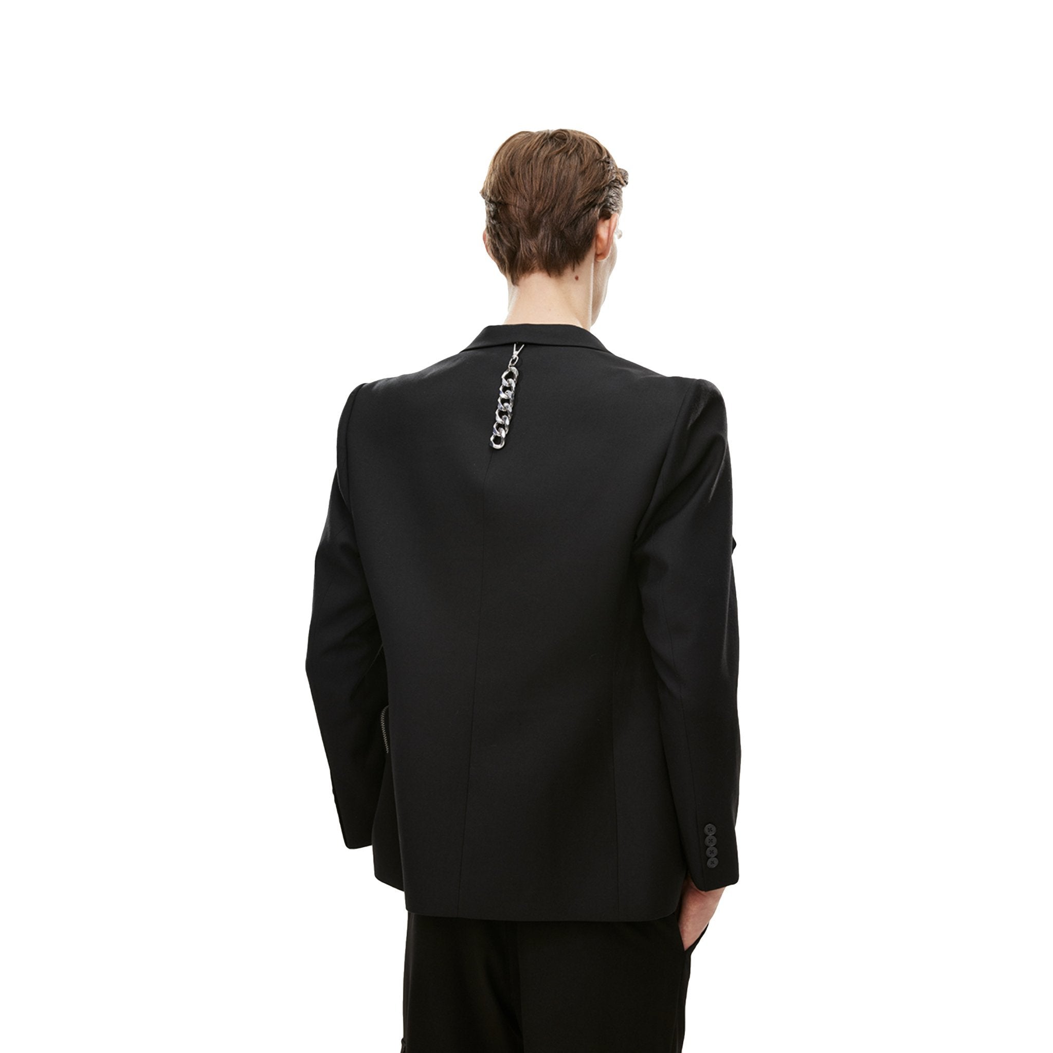 Unawares Military Multi-Pocket Double Breasted Suit Black | MADA IN CHINA