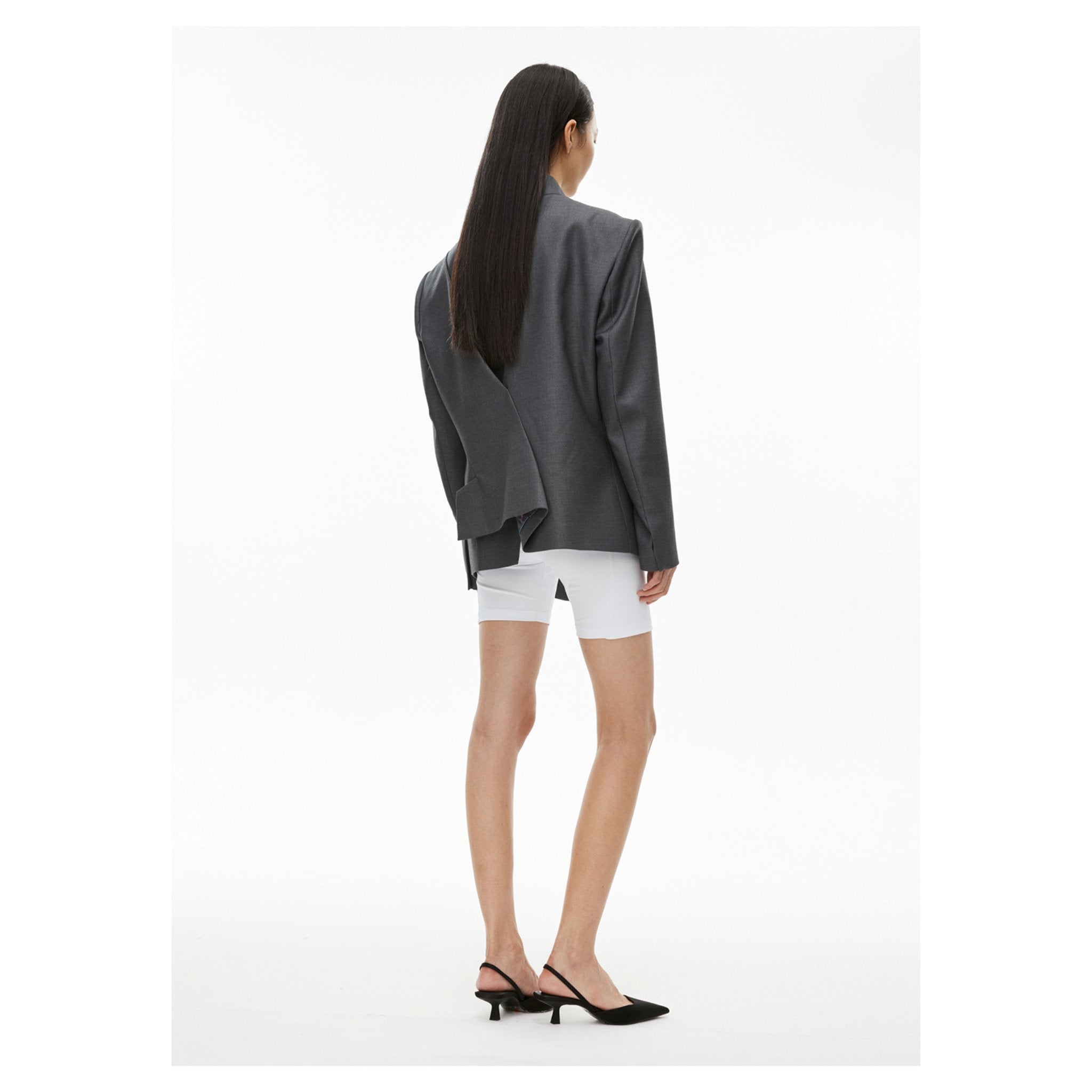 Unawares Split Knights Cut Jacket Grey | MADA IN CHINA