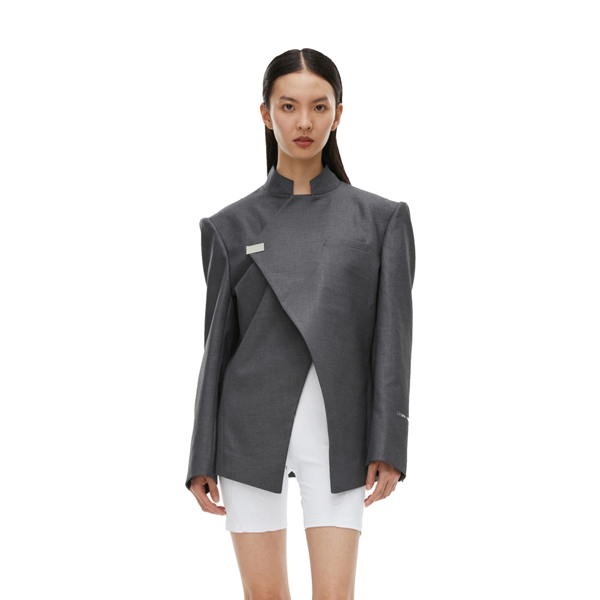 Unawares Split Knights Cut Jacket Grey | MADA IN CHINA