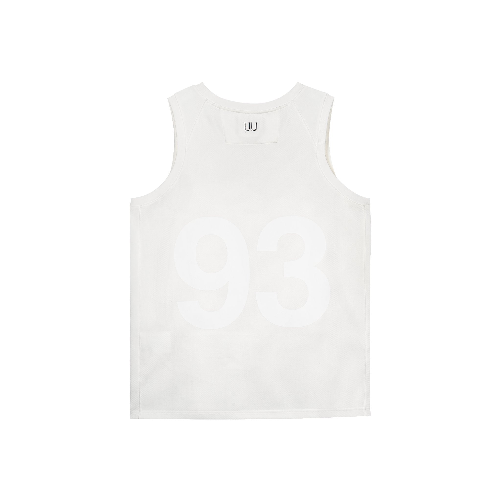 UNAWARES White Basketball 93 Printed Jersey Vest | MADA IN CHINA