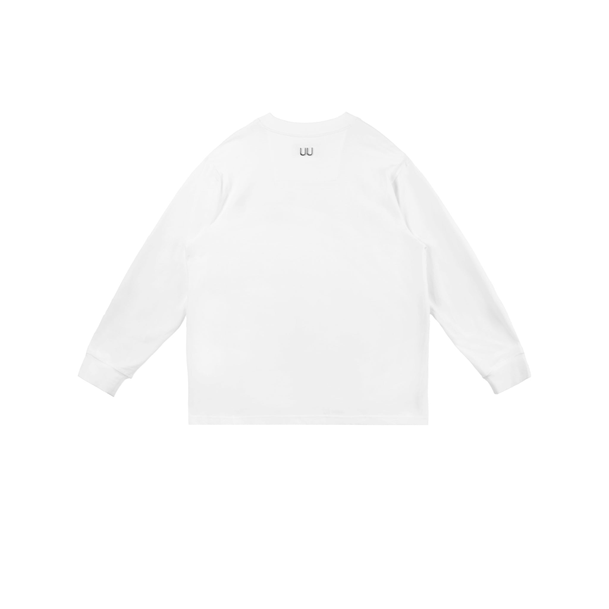 UNAWARES White Customized Silicone Patch Long-sleeved Shirt | MADA IN CHINA